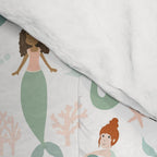 Mermaid Friends, Mermaid Art, Little Mermaids, Mermaid Decor, Nursery Comforter Gallery Image 4