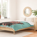 Giant Squid in Bathtub Duvet Cover Gallery Image 2