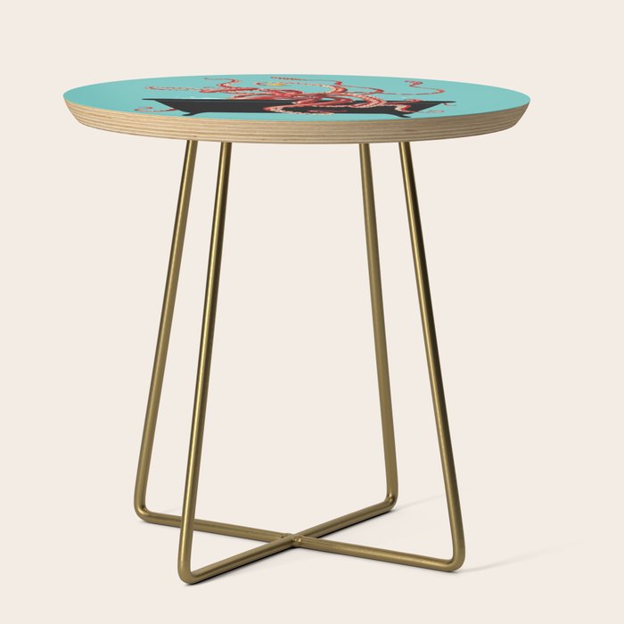 Giant Squid in Bathtub Side Table Gallery Image 1