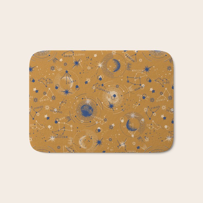 Zodiac abstract YB 1 Bath Mat Gallery Image 1