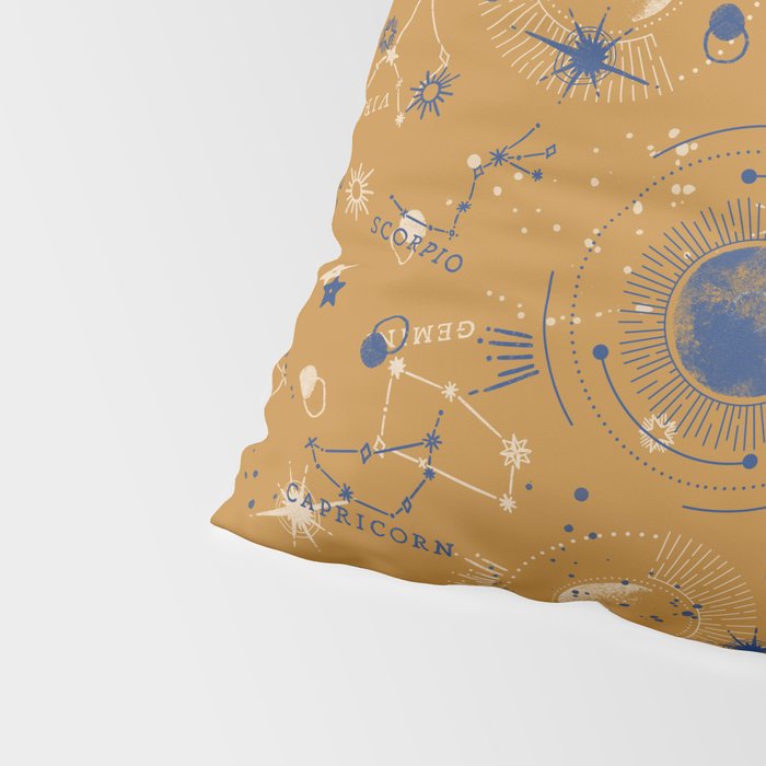 Zodiac abstract YB 1 Pillow Sham Gallery Image 4
