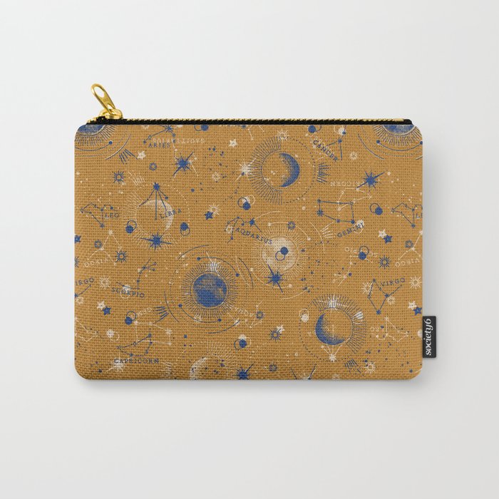 Zodiac abstract YB 1 Carry All Pouch Gallery Image 1