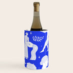 Blue greek statue and classic vintage monument pattern Wine Chiller Gallery Image 2