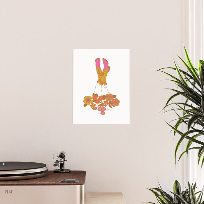 Love Stoned Cowboy Boots Poster Gallery Image 2