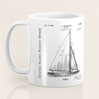 Sailboat Patent - Yacht Art - Antique Coffee Mug Gallery Image 3
