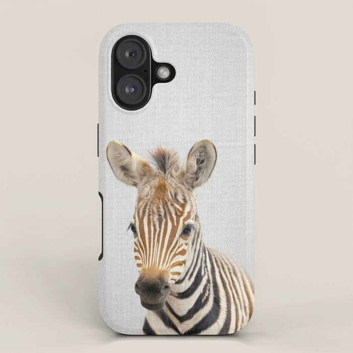 Baby Zebra - Colorful iPhone Case Gallery Image 1