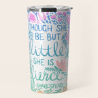 Little & Fierce - Lavender Mint OmbrÃ© Travel Mug Gallery Image 1