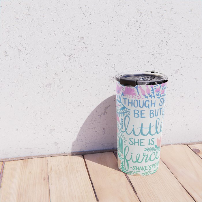 Little & Fierce - Lavender Mint OmbrÃ© Travel Mug Gallery Image 4