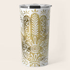 Hamsa Hand - Gold Palette Travel Mug Gallery Image 1