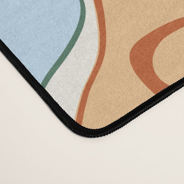 Coquette Ribbon Bows on Colorful Patchwork Desk Mat Gallery Image 4