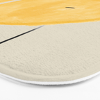 Yellow Flowers  Bath Mat Gallery Image 3