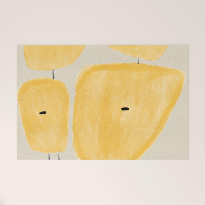 Yellow Flowers  Welcome Mat Gallery Image 1