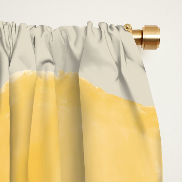 Yellow Flowers  Window Curtain Gallery Image 2