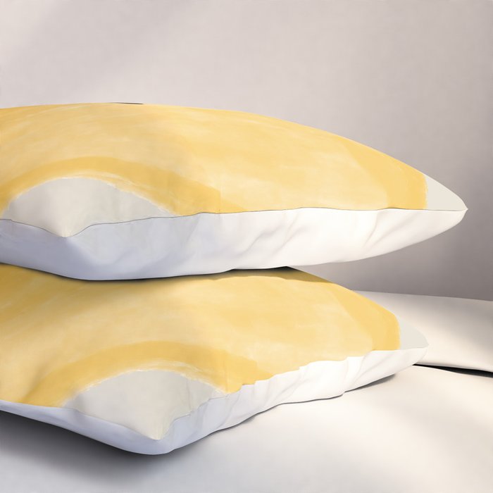 Yellow Flowers  Pillow Sham Gallery Image 3