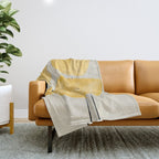 Yellow Flowers  Throw Blanket Gallery Image 1