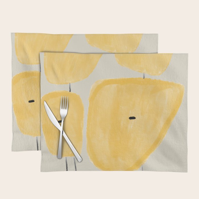Yellow Flowers  Placemat Gallery Image 1