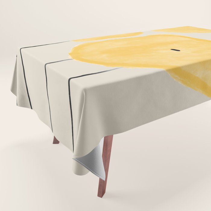 Yellow Flowers  Tablecloth Gallery Image 1