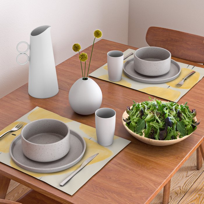 Yellow Flowers  Placemat Gallery Image 2