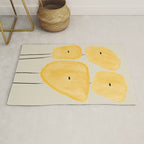 Yellow Flowers  Rug Gallery Image 1