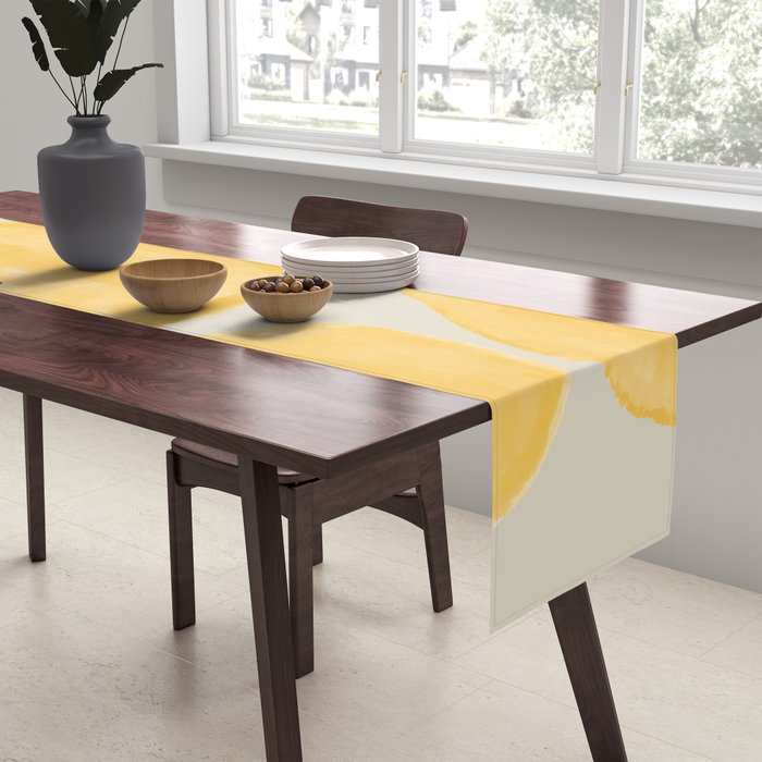 Yellow Flowers  Table Runner Gallery Image 2