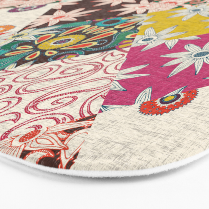 sarilmak patchwork Bath Mat Gallery Image 3