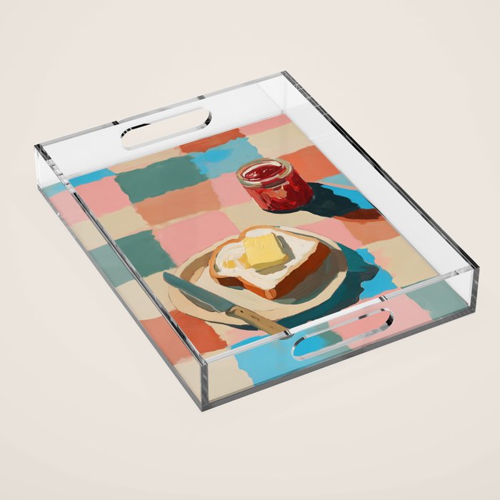 Morning Toast Acrylic Tray Gallery Image 1