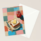 Morning Toast Stationery Card Gallery Image 2
