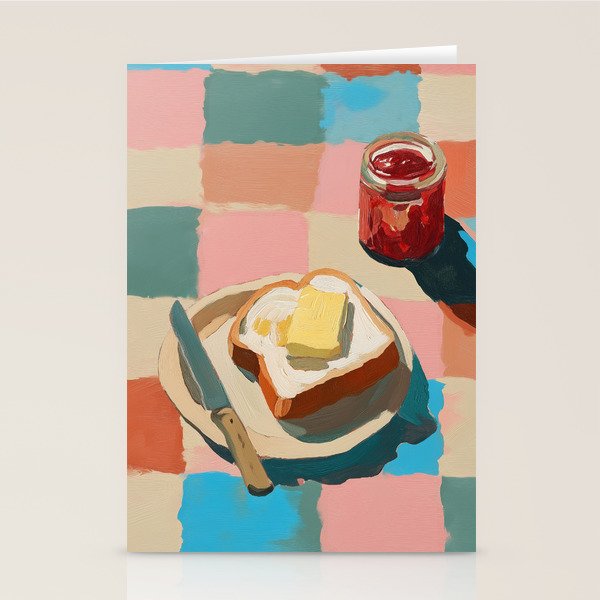 Morning Toast Stationery Card Gallery Image 2