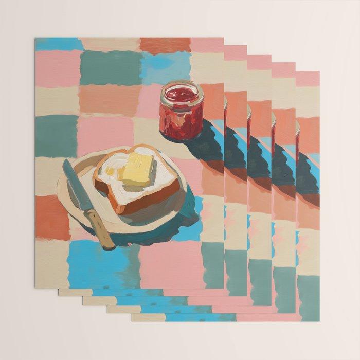 Morning Toast Wrapping Paper Gallery Image 3
