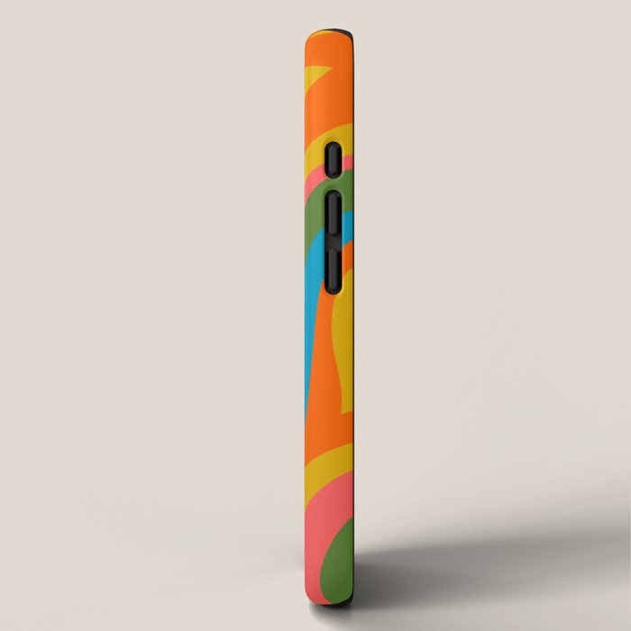 Retro 70s Psychedelic Abstract Pattern iPhone Case Gallery Image 2
