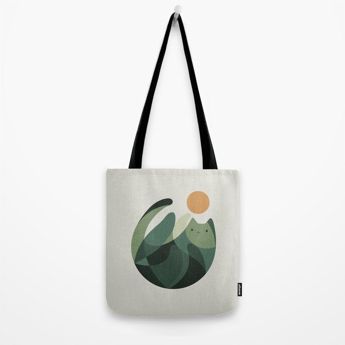 Cat Landscape 121 Tote Bag Gallery Image 2