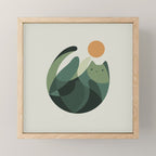 Cat Landscape 121 Mini Art Print Gallery Image 1