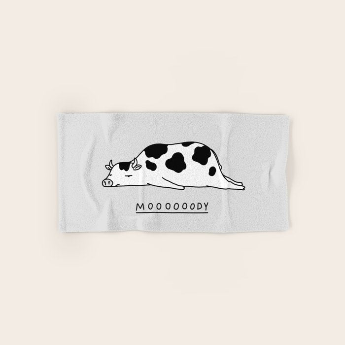 Moooooody Bath Towel Gallery Image 1