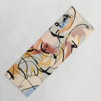 Abstract Female Figure Line Art Yoga Mat Gallery Image 1
