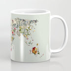 Vintage Botanical World Green Coffee Mug Gallery Image 1