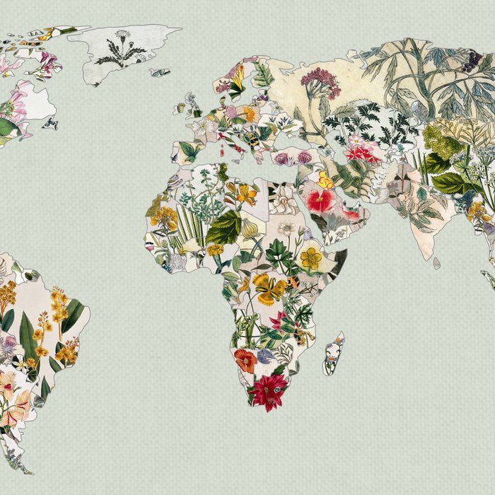 Vintage Botanical World Green Coffee Mug Gallery Image 2