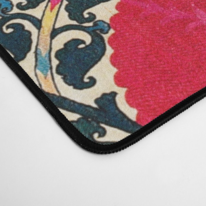 Shakhrisyabz Suzani Uzbek Embroidery Print Desk Mat Gallery Image 4