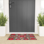 Shakhrisyabz Suzani Uzbek Embroidery Print Welcome Mat Gallery Image 3