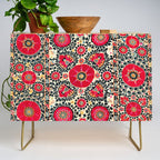 Shakhrisyabz Suzani Uzbek Embroidery Print Credenza Gallery Image 1