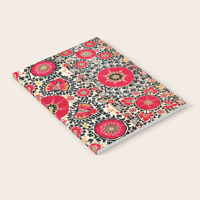 Shakhrisyabz Suzani Uzbek Embroidery Print Notebook Gallery Image 2