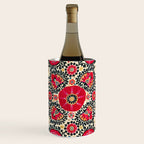 Shakhrisyabz Suzani Uzbek Embroidery Print Wine Chiller Gallery Image 1