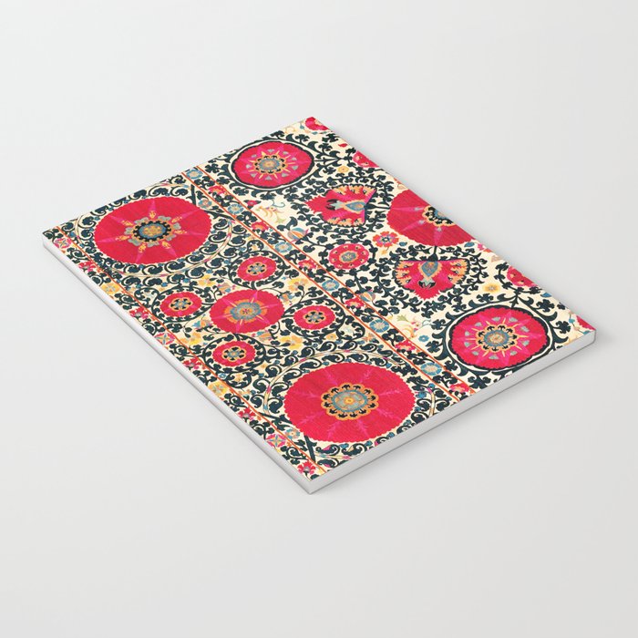 Shakhrisyabz Suzani Uzbek Embroidery Print Notebook Gallery Image 3