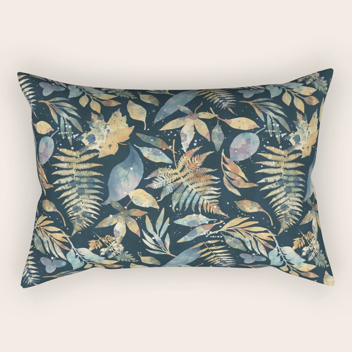 Twilight Foliage Dream Rectangular Pillow Gallery Image 1