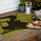 Green Eye Suit Man - Le Temoin Outdoor Rug Gallery Image 2