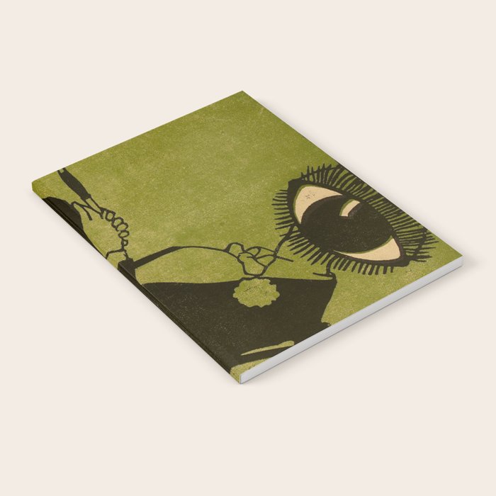 Green Eye Suit Man - Le Temoin Notebook Gallery Image 1