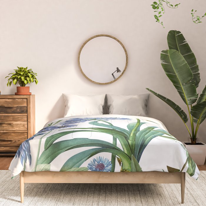Blue Botanical Floral Comforter Gallery Image 3