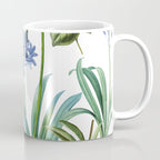 Blue Botanical Floral Coffee Mug Gallery Image 1