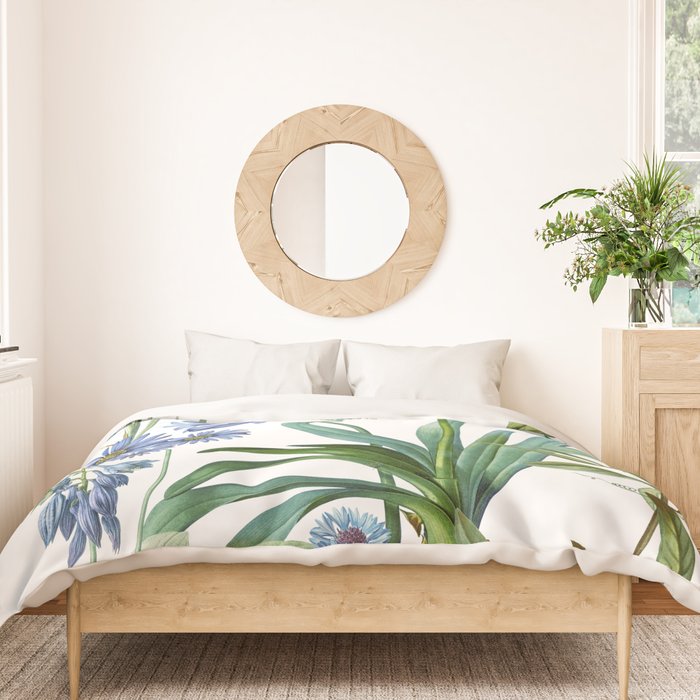 Blue Botanical Floral Duvet Cover Gallery Image 3
