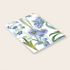 Blue Botanical Floral Notebook Gallery Image 3