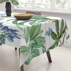 Blue Botanical Floral Tablecloth Gallery Image 3